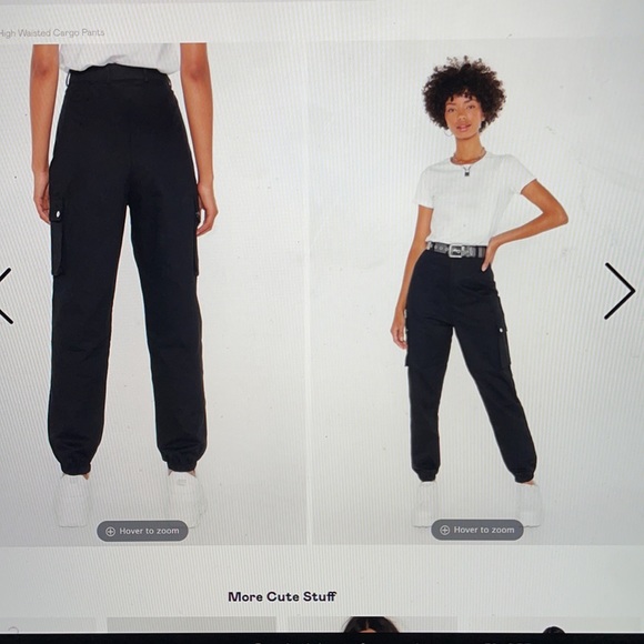 Black Cargo pants - Picture 6 of 6